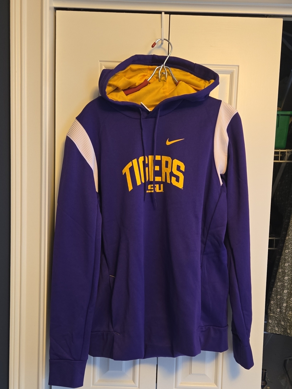 Nike Purple and Gold LSU Tigers Crewneck Sweatshirt